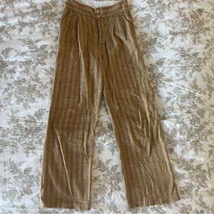 Ace & Jig Tan Striped Trousers
